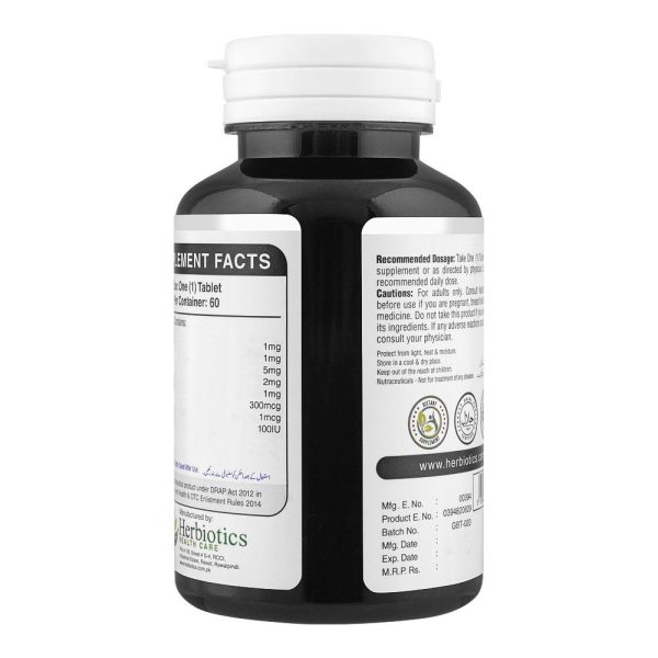 BN-D3 B Complex Dietary Supplement, 30-Pack - Image 2