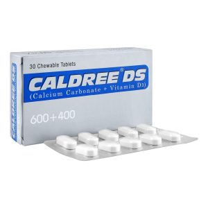 Caldree DS 600 + 400 Chewable Tablet, 30-Pack