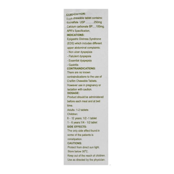 Crafilm Chewable Tablet, 32-Pack - Image 3