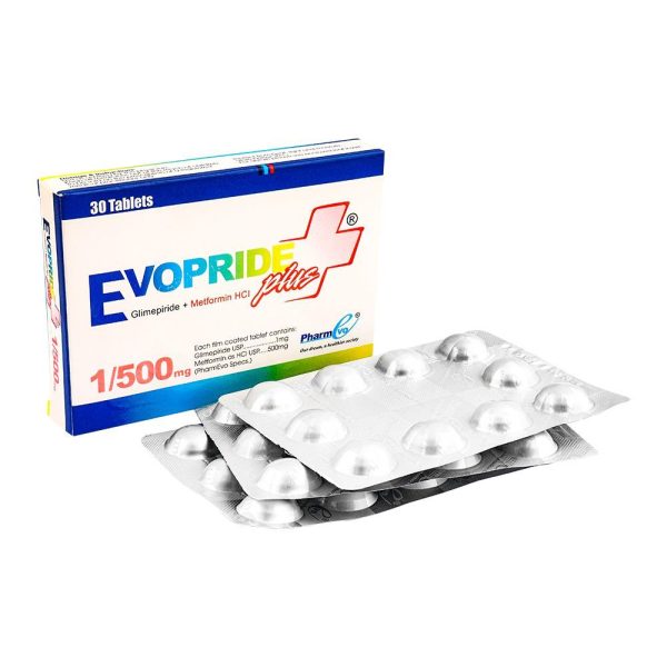 Evopride Plus Tablet, 1/500mg, 30-Pack
