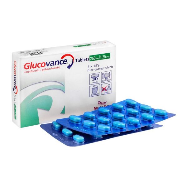Glucovance Tablet, 250mg/1.25mg, 30-Pack