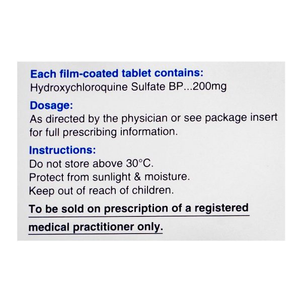 HCQ Tablet, 200mg, 30-Pack - Image 4
