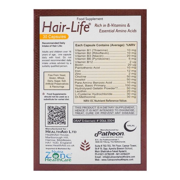 Hair-Life One A Day Capsule, 30-Pack - Image 2