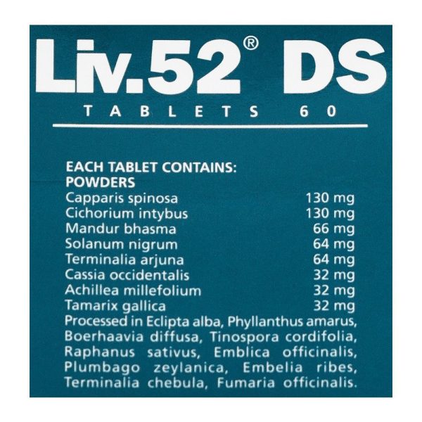 Himalaya Liv. 52 DS Tablet, 60-Pack - Image 3