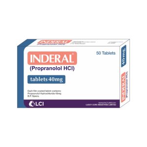 ceuticals Inderal Tablet, 40mg, 50-Pack