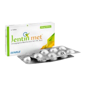 Jentin Met Tablet, 50mg/500mg, 14-Pack