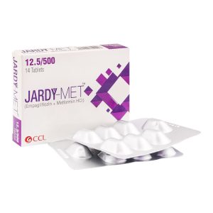 Jardy-Met Tablet, 12.5/500mg, 14-Pack