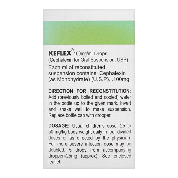 Keflex Drops, 100mg/ml, 10ml - Image 3