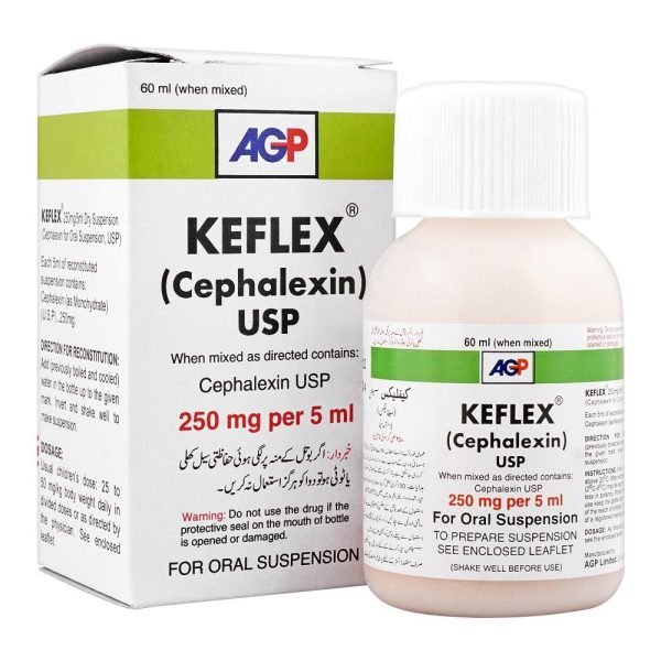 Keflex Oral Suspension, 250mg/5ml, 60ml