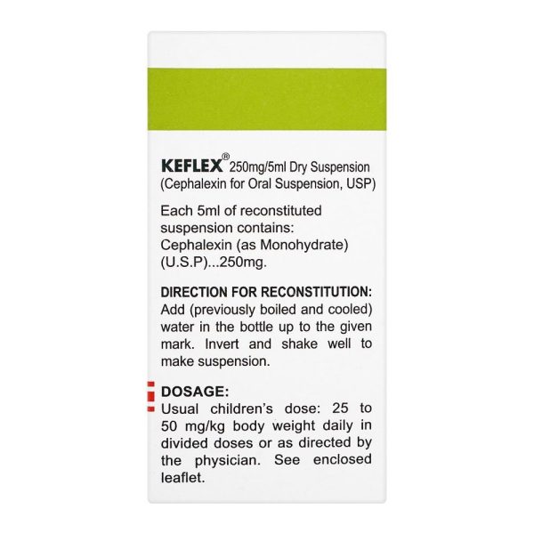 Keflex Oral Suspension, 250mg/5ml, 60ml - Image 4