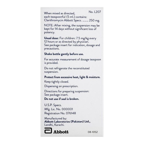 Klaricid DS Granules, 60ml - Image 3